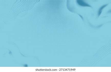 Blaue Punktlinie, abstrakter Wellenhintergrund