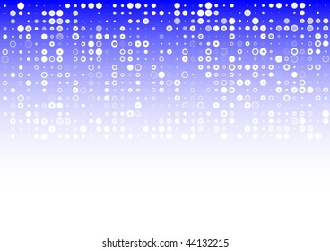 Blue dot modern vector background