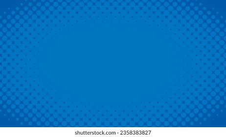 Blue dot pattern background. Vector data that is easy to edit.