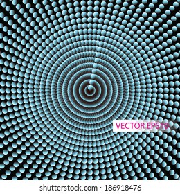 blue dot vector background