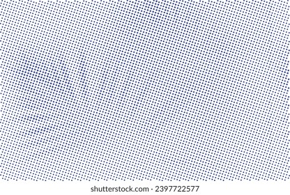 Blue dot and white abstract background