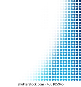 Blue Dots Background, Creative Design Templates