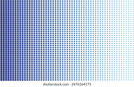 Blue dots half tone gradient background
