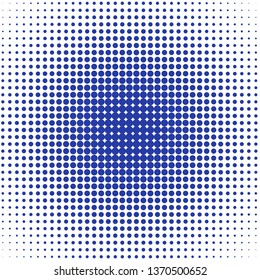 Blue dots on a white background