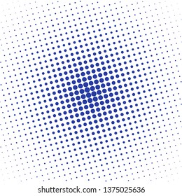 Blue dots on a white background