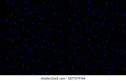 blue dots pattern on black background,vector illustration