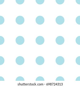 Blue dots seamless vector pattern