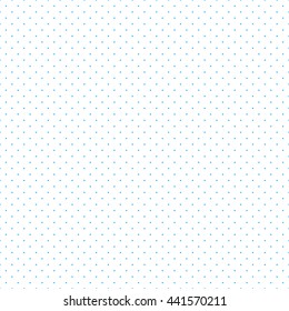 Blue Dots White Background Vector Illustration