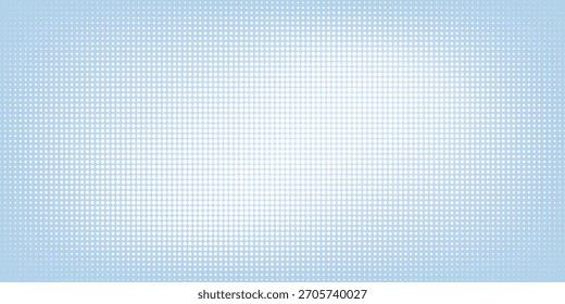 Blue dotted abstract studio room. Limbo light background modern abstract design