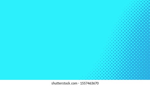 
Blue dotted background. Abstract polka dot background with halftone dots design. Gradient halftone pop art retro style comic. Vector illustration for sale banner. Eps 10.