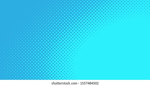 
Blue dotted background. Abstract polka dot background with halftone dots design. Gradient halftone pop art retro style comic. Vector illustration for sale banner. Eps 10.
