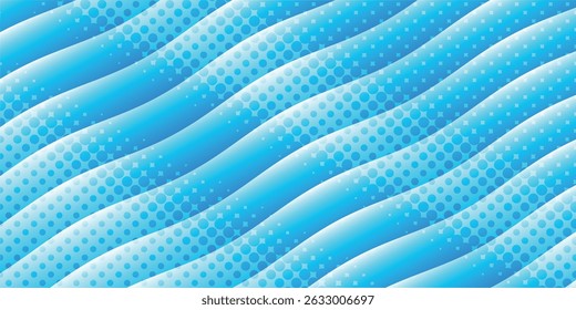 Fondo de patrón japonés curvado con puntos azules