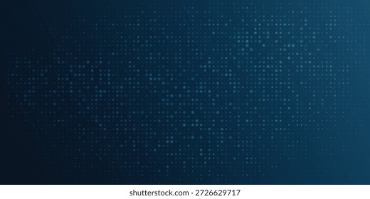 Fundo De Grade Pontilhada Azul: Design Tecnológico Abstrato Para Papel De Parede Digital E Visuais eps10