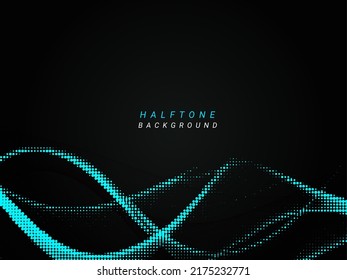 fondo colorido de color azul de media tonalidad que fluye en el diseño dinámico