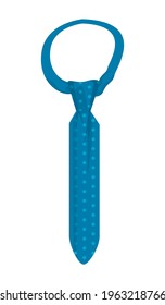 blue dotted necktie accessory elegant