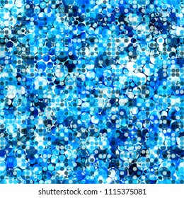Blue dotted seamless texture. Abstract vector background for web page, banners backdrop, fabric, home decor, wrapping