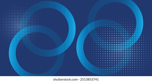 blue double arch. vektor illustration