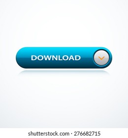 Blue download button