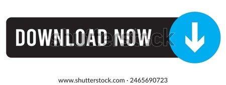 blue download button illustration on a white background
