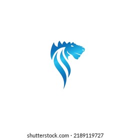 Blue Dragon Logo Icon Initial G Illustration