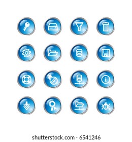 blue drop server icons