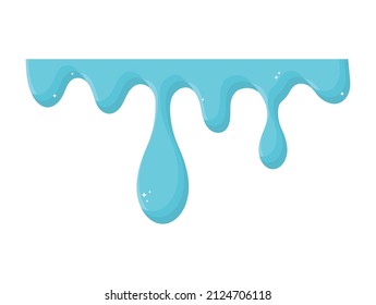 blue drops design over white