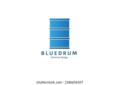 Blue drum premium design. Vector illustration