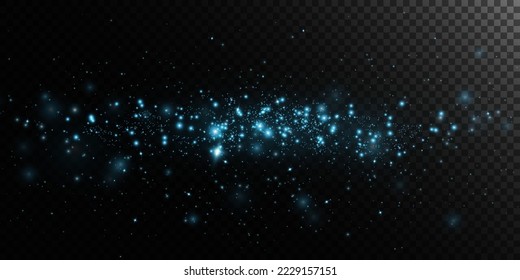 blue dust light png. Bokeh light lights effect background. Christmas glowing dust background Christmas glowing light bokeh confetti and sparkle overlay texture for your design.
