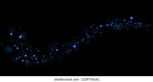 blue dust light png. Bokeh light lights effect background. Christmas glowing dust background Christmas glowing light bokeh confetti and sparkle overlay texture for your design.
