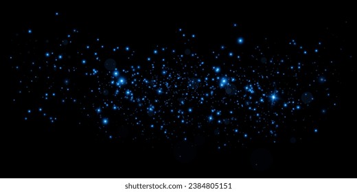 blue dust light png. Bokeh light lights effect background. Christmas glowing dust background Christmas glowing light bokeh confetti and sparkle overlay texture for your design.	