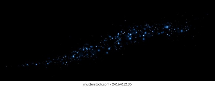 blue dust light png. Bokeh light lights effect background. Christmas glowing dust background Christmas glowing light bokeh confetti and sparkle overlay texture for your design.	