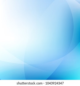 Blue Dynamic Background With Gradient Mesh, Vector Illustration