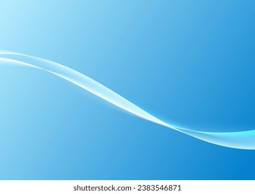 Blaue dynamische Kurvenvorlage 