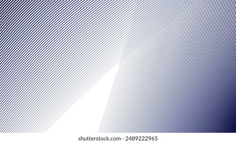 Blue dynamic curve line abstract background vector image for backdrop or presentation
