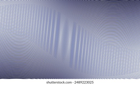 Imagen de Vector de fondo abstracto de línea de curva dinámica azul para el fondo o la presentación