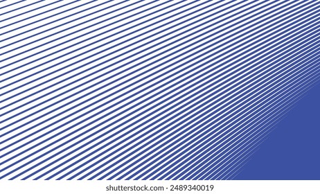 Blue dynamic curve line abstract background vector image for backdrop or presentation