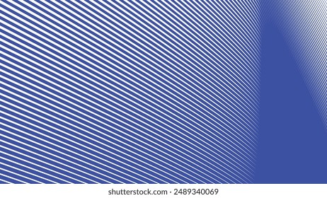 Blue dynamic curve line abstract background vector image for backdrop or presentation