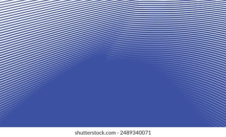 Blue dynamic curve line abstract background vector image for backdrop or presentation