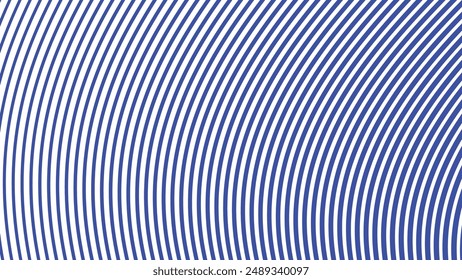 Blue dynamic curve line abstract background vector image for backdrop or presentation