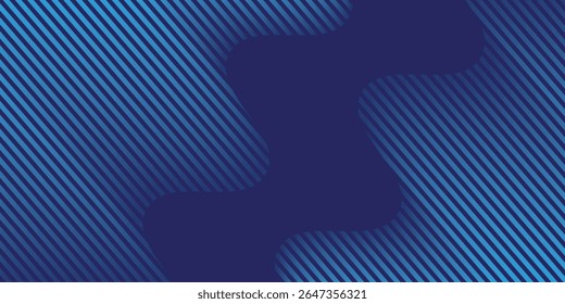 blue dynamic diagonal parallel slanted lines with wave geometric pattern.
