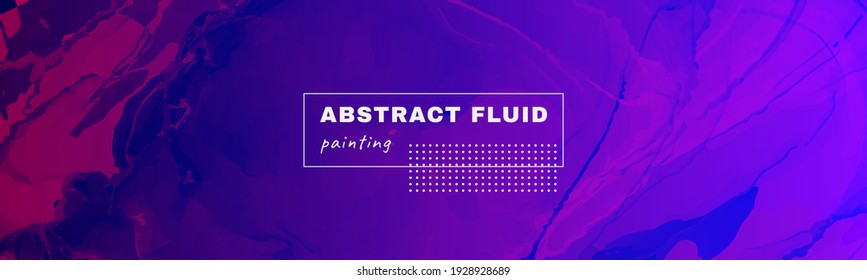 Blue Dynamic Flow Background. Alcohol Inks Paint Texture. Flow Background. Purple Abstract Marble. Modern Liquid Flyer. Gradient Fluid Template. Digital Vector Motion. Minimal Flow Background.