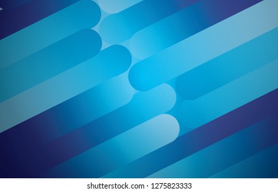 Blue Dynamic Geometric Background Unique Shape Composition