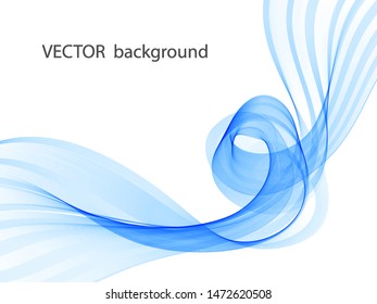 Blue dynamic wave, background for website, flyers, advertising, presentation.