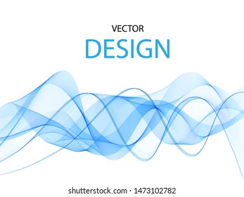 Blue dynamic wave, background for website, flyers, advertising, presentation.