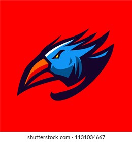 Blue eagle esport logo template