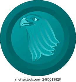 Blue Eagle Head Logo Design
