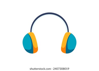 Diseño de pegatina de invierno de Blue Earmuff