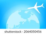 Blue Earth (Northern Hemisphere) and Airplane