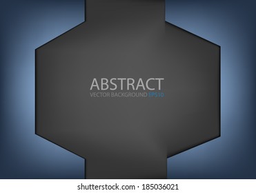 Blue earth tone angle line background abstract on black background and lighting bright