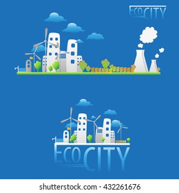 Blue Ecology background set